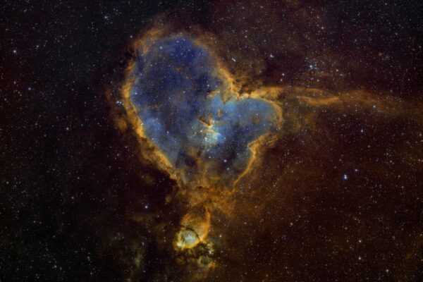 IC 1805 HEART NEBULA HSO WIDE